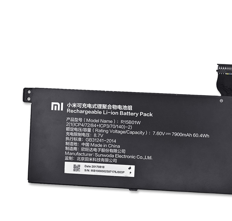 Origineel Accu Batterij Xiaomi MI Pro 15.6 INCH 7900mAh 60.04Wh